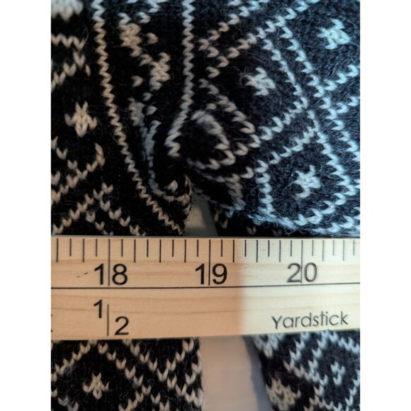 Dale of Norway New Wool Zip Sweater Cardigan Black & White Size S See Descriptio - Picture 13 of 14